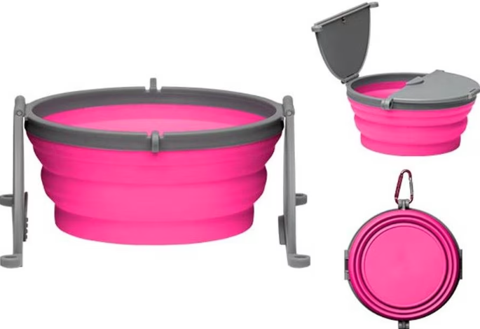 Collapsible Silicone Dog Bowl